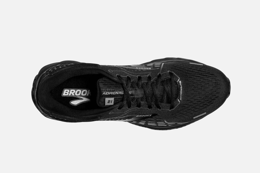 Brooks Adrenaline GTS 21 Men\'s Road Running Shoes Black/Black/Ebony